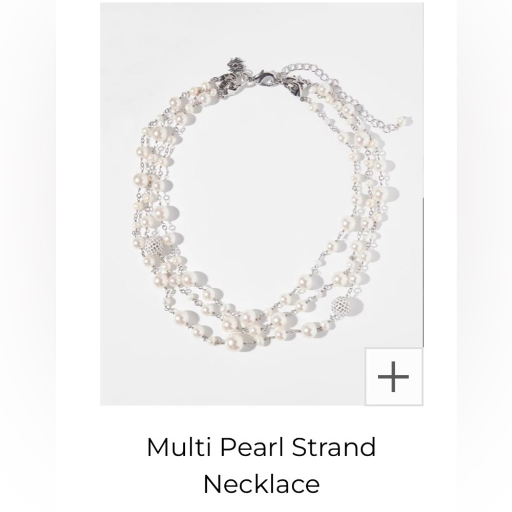 WHBM multi pearl strand necklace - Picture 13 of 15